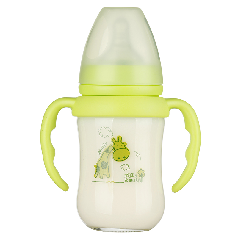 Eco Friendly Baby Bottle Giraffe Labels 