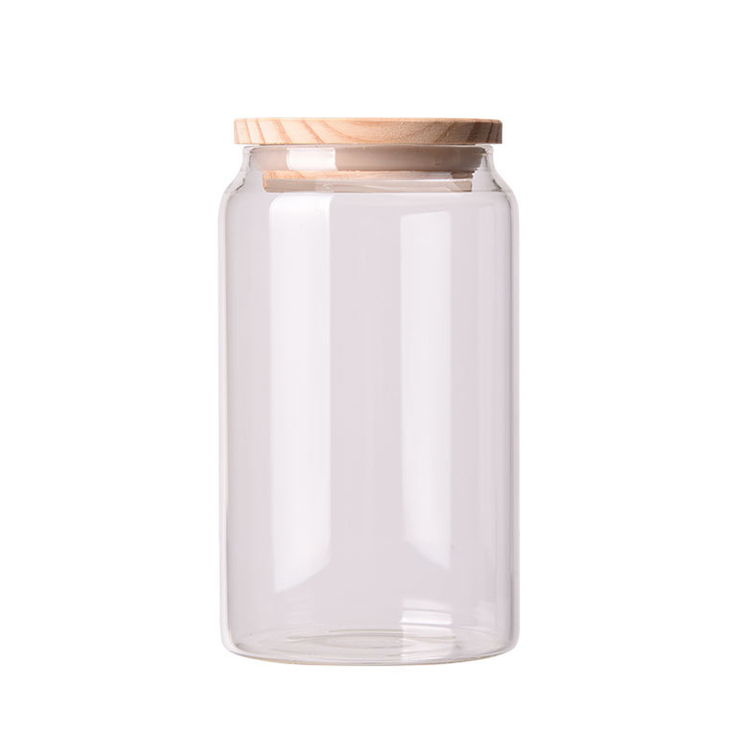Jar with Wooden Lid