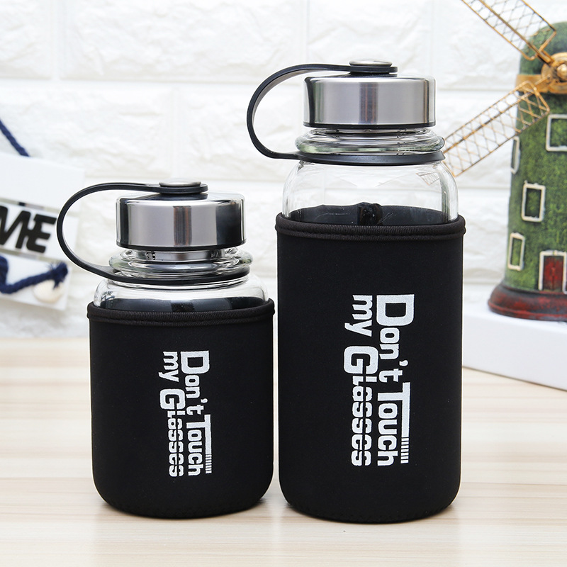 Stainless Steel Infuser Glass Bottle